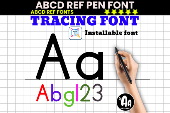 Abcd Ref Pen Tracing for Web Design
