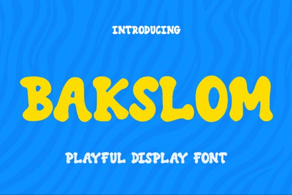 Bakslom Font for a Polished Brand Look