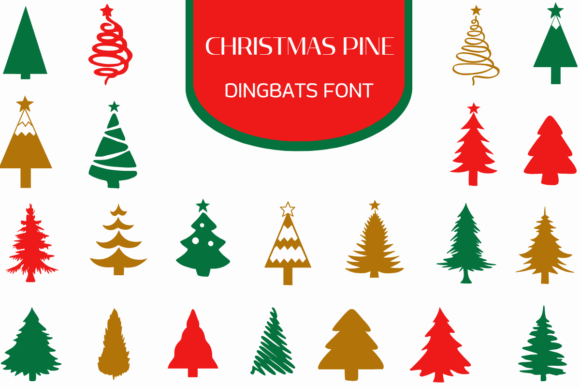 Christmas Pine Font for Branding and Design