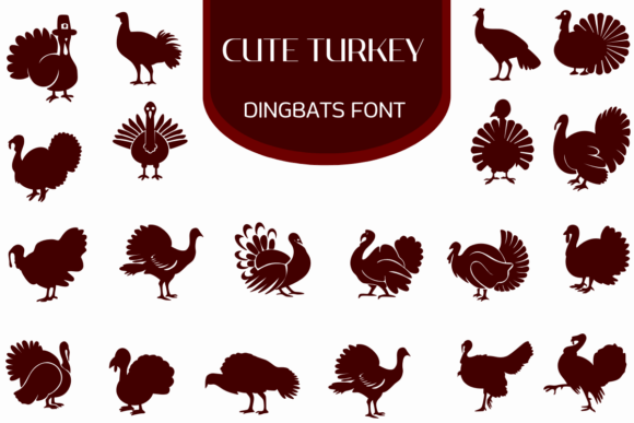 Cute Turkey Font for Handmade Creations