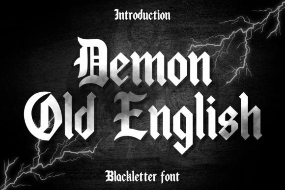 Demon Old English Font for Bold Branding