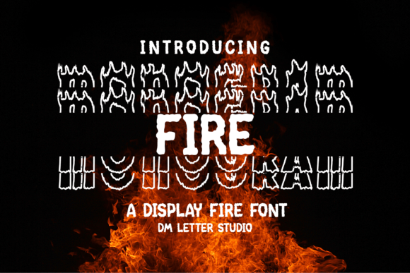 Fire Monogram: A Dynamic Handwritten Font for Editorial Design