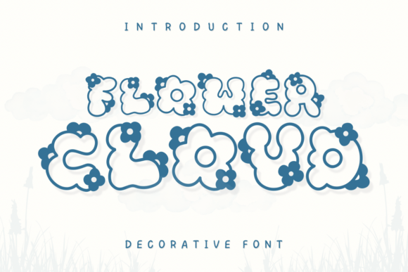 Flower Cloud: A Delicate Typeface for Editorial Projects
