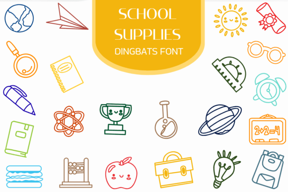 How School Supplies Font Elevates Branding for Small Businesses