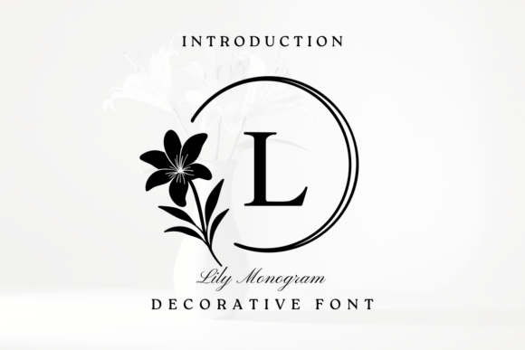 Lily Monogram: A Graceful Font for Thoughtful Design