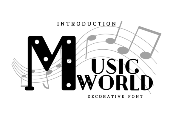 Music World Font Review for Design Projects