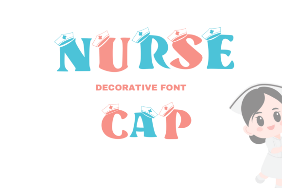 Nurse Cap Font for Creative Branding Projects