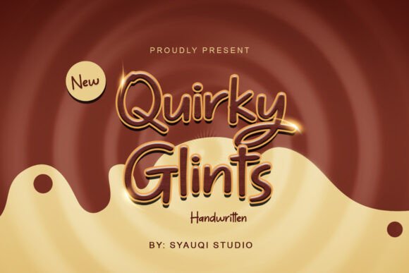 Quirky Glints Font for Playful Editorial Design