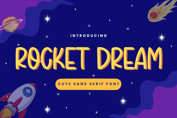 Rocket Dream: A Handwritten Font for Modern Editorial Design