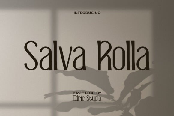 Salva Rolla Font for Modern Branding Projects