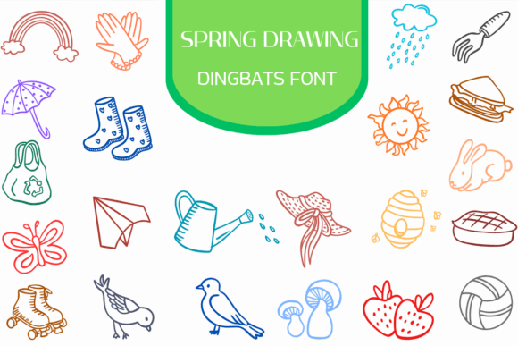 Spring Drawing: A Fresh Font for Your Brand's Visual Story