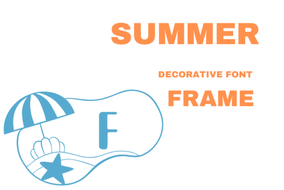 Summer Frame: A Decorative Font for Creative Branding