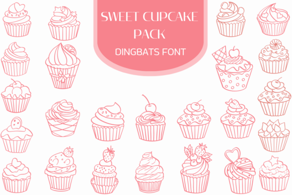 Sweet Cupcake Pack: A Playful Font for Marketers
