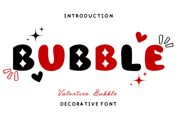 Valentine Bubble: A Playful Font for Eye-Catching Campaigns