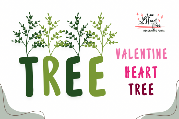 Valentine Heart Tree Font Review for Branding Projects