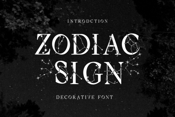 Zodiac Sign Font for Eye-Catching Campaigns